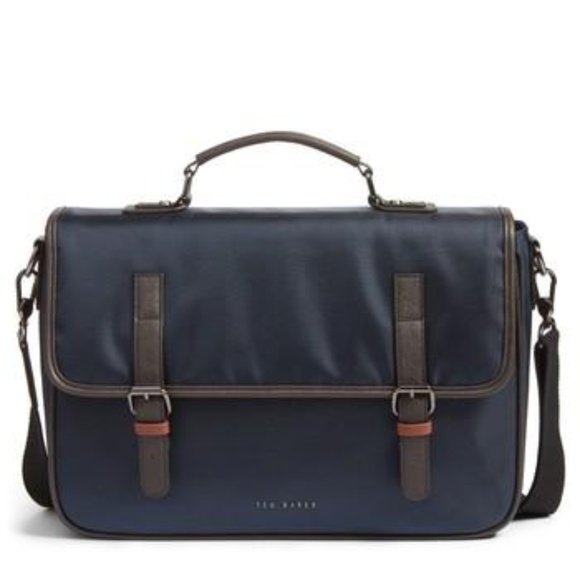 Ted Baker London Navy Cattar Messenger Bag
